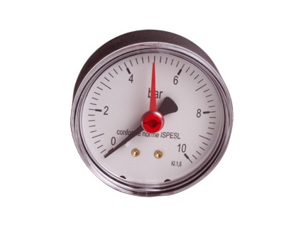 H-LINE manometr se zadním napojením, D = 63 mm, 0 - 6 bar